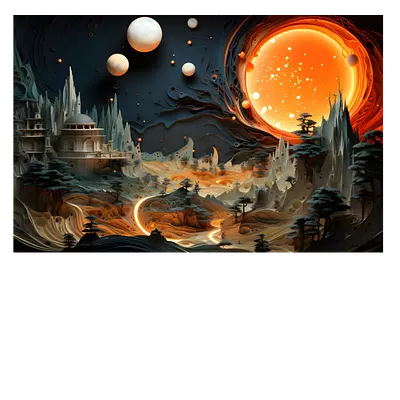 * «волшебный город на вашем холсте»;
* «фантастический пейзаж на холсте»;
* «город мечты на холсте»;
* «удивительный город в вашем доме»;
* «путешествие в фантаст