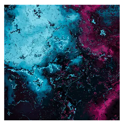 Фото на холсте абстрактные капли, размера 80x80