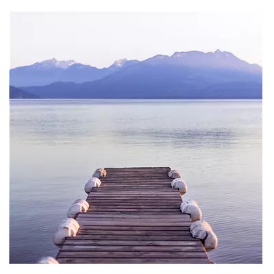 Фото на холсте пристань, размера 80x80