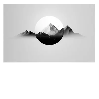 Фото на холсте 60x40 см с горами»**