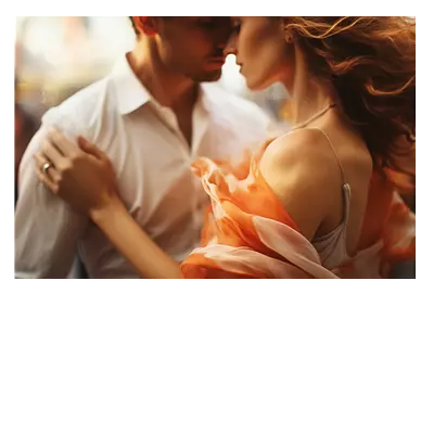 Фото на холсте пара, размера 120x80