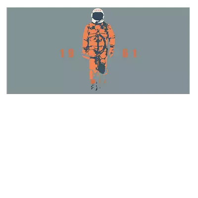 Фото на холсте гагарин, размера 80x40