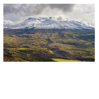 Фото на холсте склон горы 45х30 см. высокое качество.