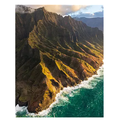 Фото на холсте берег зеленого острова, размера 40x50