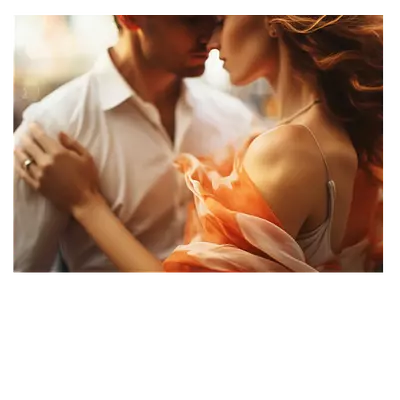 Фото на холсте пара, размера 70x50