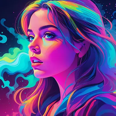 «Neon Hallucination Art»