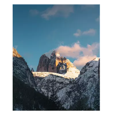 Фото на холсте снежные горы, размера 50x60