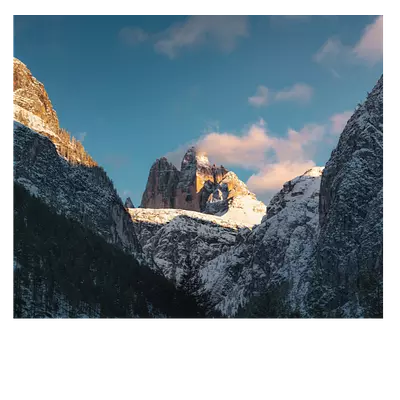 Фото на холсте снежные горы, размера 60x50