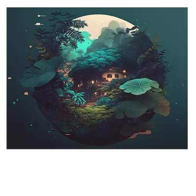 Фото на холсте круглый арт природы. размер 50х40. печать на холсте. доставка по рф.