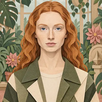 Герой бумажного мультфильма