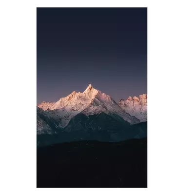 Фото на холсте горный массив, размера 20x30