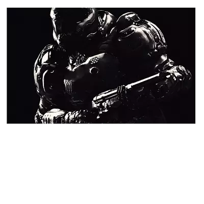 Фото на холсте doomguy, 30х20 см