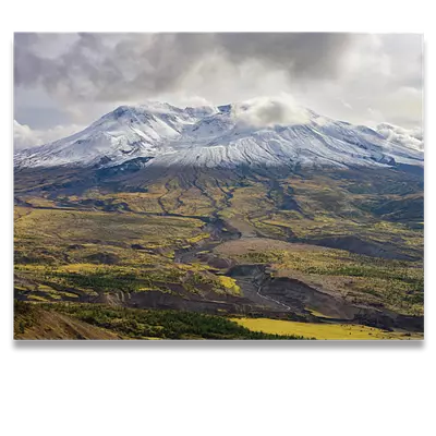 Фото на холсте склон горы, размера 80x60