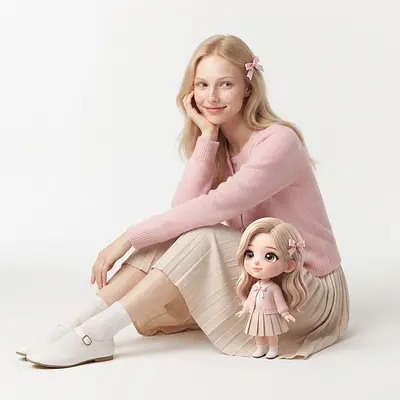 Мягкий студийный портрет