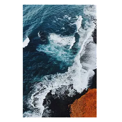 Фото на холсте волны, размера 80x120