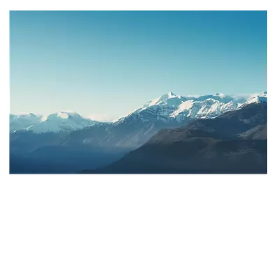 Фото на холсте горы, размер 45 x 30 см