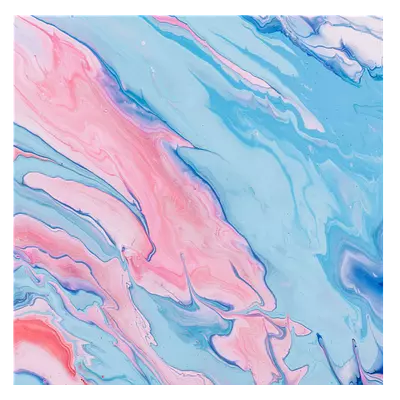 Фото на холсте акварельная абстракция, размера 80x80