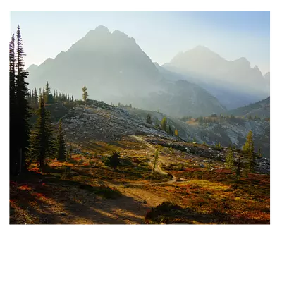 Фото на холсте горная тропа, размера 60x50