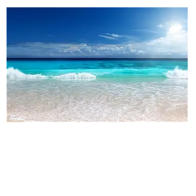 Фото на холсте солнечный пляж, размера 45x30