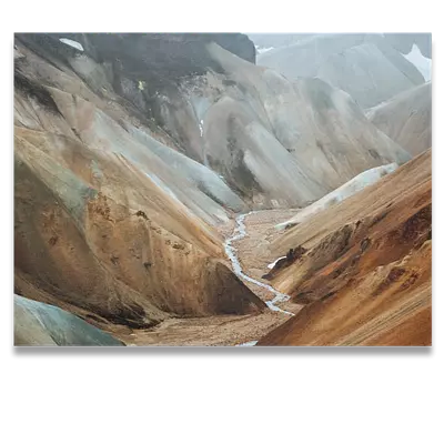 Фото на холсте каньон, размера 80x60