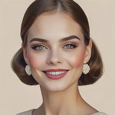 1950s retro portrait