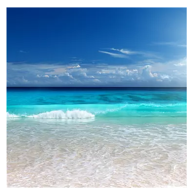 Фото на холсте солнечный пляж, размера 30x30