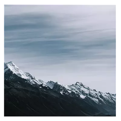 Фото на холсте горный хребет, размера 80x80