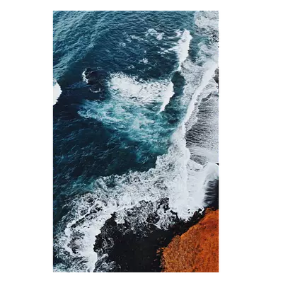 Фото на холсте волны, размера 30x45