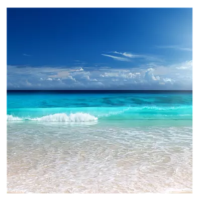 Фото на холсте солнечный пляж, размера 40x40