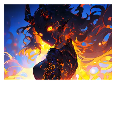 Фото на холсте demonic girl, размера 70x50