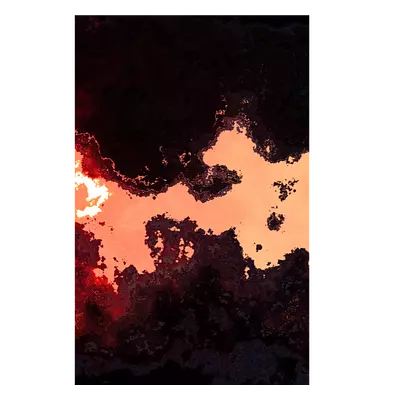 Фото на холсте абстракция лавы, размера 30x45