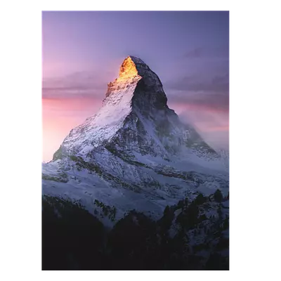 Фото на холсте горный пик, размера 30x40