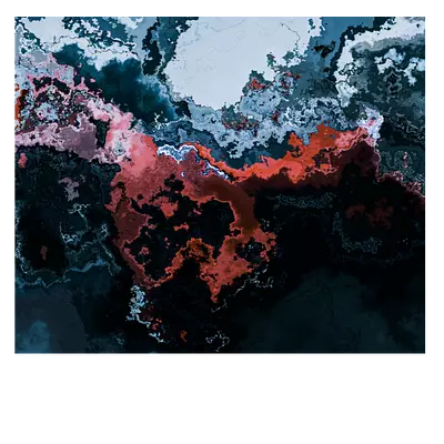 Фото на холсте абстракция краски, размера 60x50