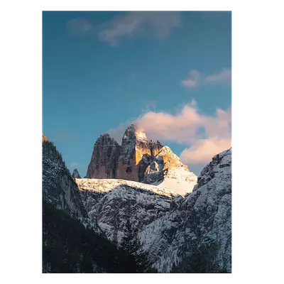 Фото на холсте снежные горы, размера 30x40