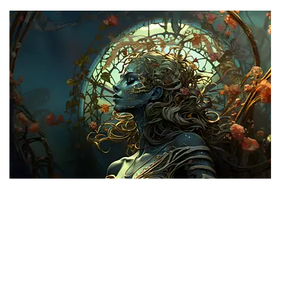 Фото на холсте 60x40 см — девушка ai»**