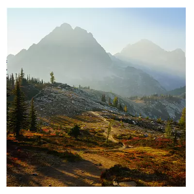 Фото на холсте горная тропа, размера 100x100