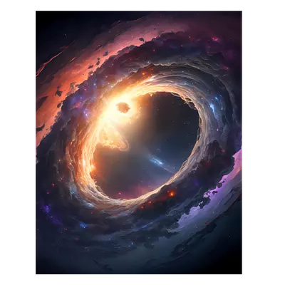 Фото на холсте квазар, размера 40x50