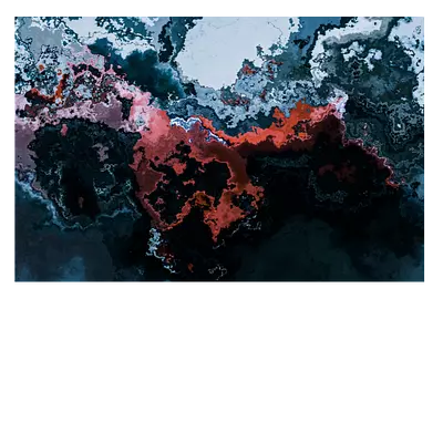 Фото на холсте абстракция краски, размера 75x50