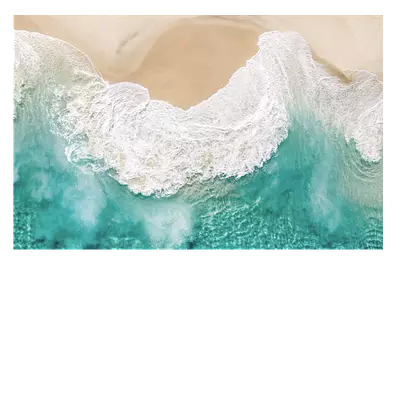 Фото на холсте пляж 45х30 см, длина до 2,2 м.