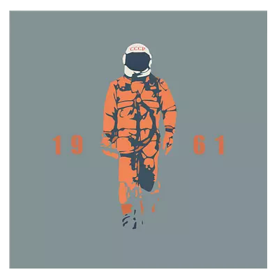Фото на холсте гагарин, размера 80x80