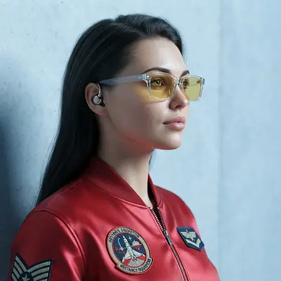 Ретрофутуристичный fashion-портрет
