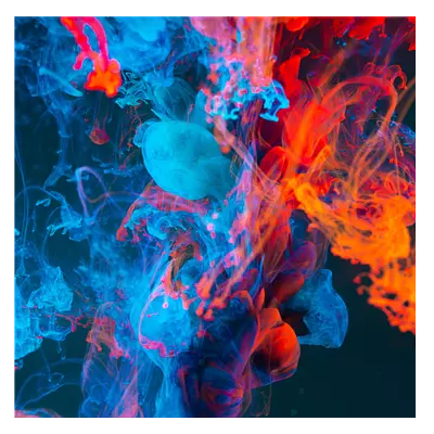 Фото на холсте краски, размера 80x80