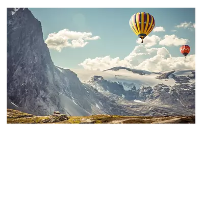 Фото на холсте воздушные шары 30 x 20 см до 220 см в длину