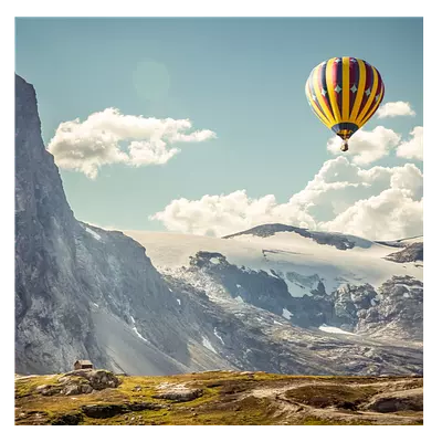 Фото на холсте воздушные шары, размера 50x50