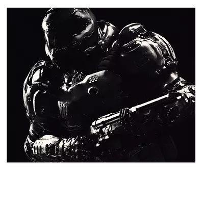 Фото на холсте doomguy, размера 60x50