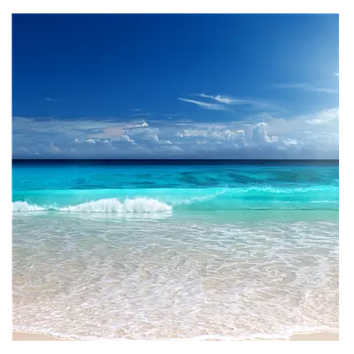 Фото на холсте солнечный пляж, размера 60x60
