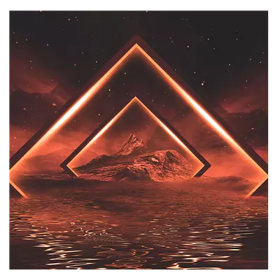 Фото на холсте геометрическая абстракция, размера 60x60