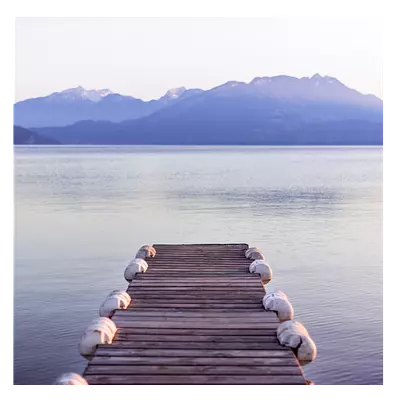 Фото на холсте пристань, размера 100x100