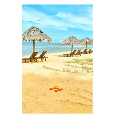 Фото на холсте песчаный пляж, размера 50x75