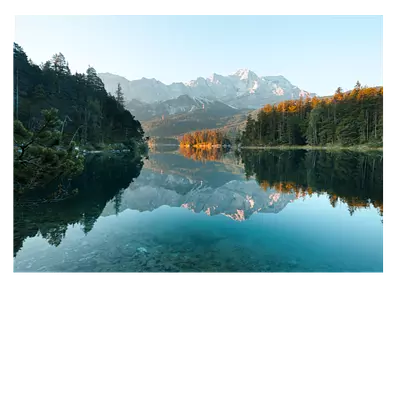 Фото на холсте озеро с горами, размера 70x50